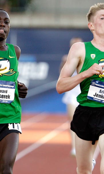 Edward Cheserek leads 1-2 Oregon finish in 10,000 meters at NCAAs